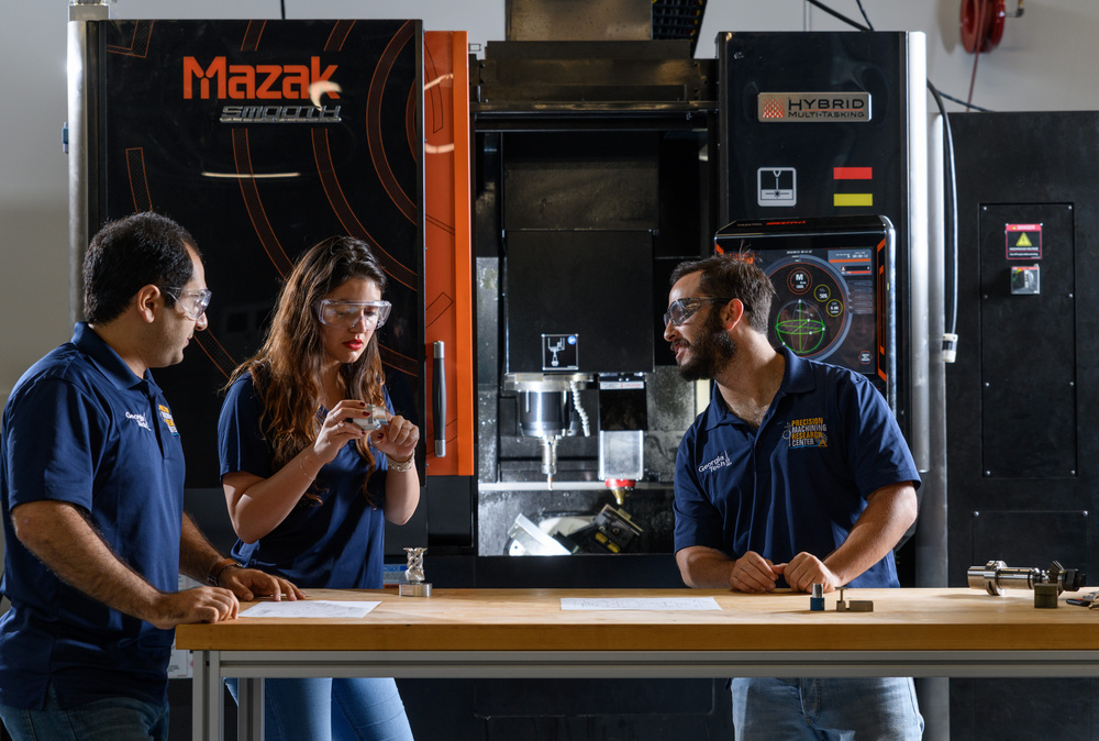 three people and their technology